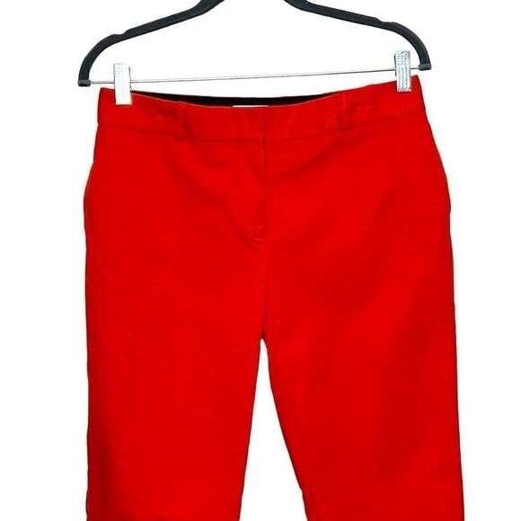 Kate Spade orange Davis skinny crop pants size approximately 4 - Picture 2 of 16